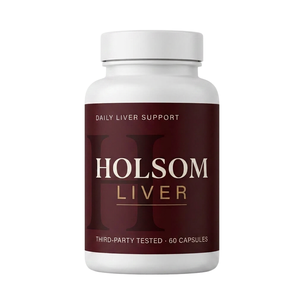 Holsom Liver supplement bottle